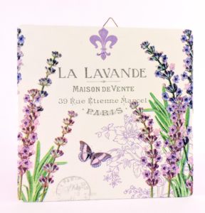 Servietna tehnika - lavanda metulj